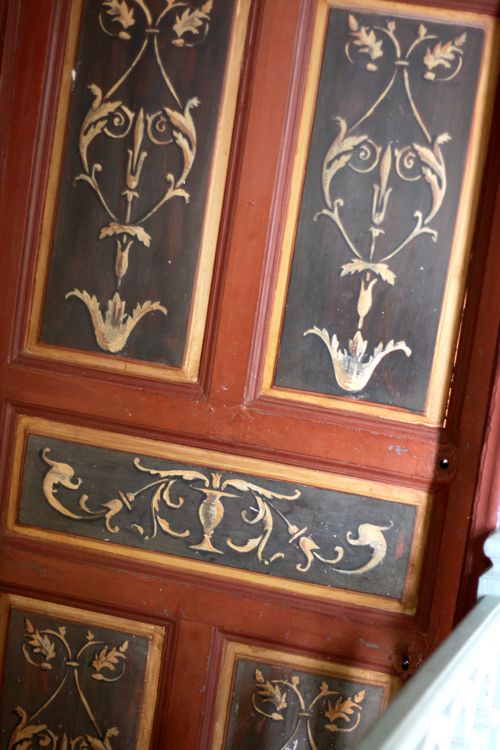 la cressonniere painted door