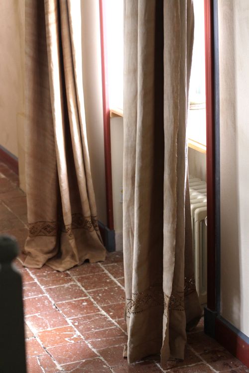 la cressonniere hallway curtains