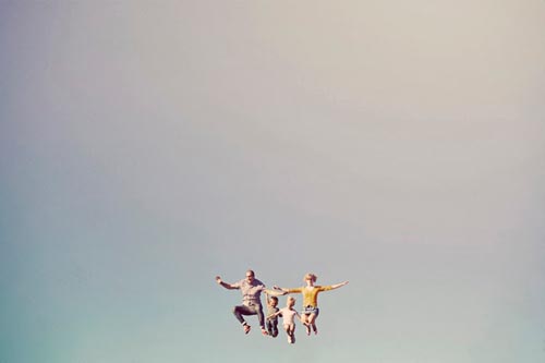 Max Wanger Family Photo Jumping