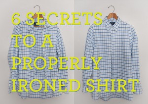 6 Secrets to a Properly Ironed Shirt featured by popular lifestyle blogger, Gabrielle of Design Mom