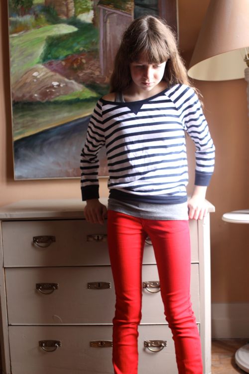 Red jeans from 