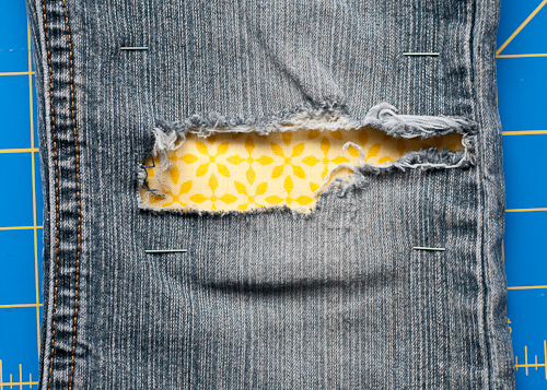 Clothes Patching Guide via DesignMom.com - 4 Secrets to Patching Clothes for a Well-Mended Wardrobe featured by popular lifestyle blogger, Design Mom