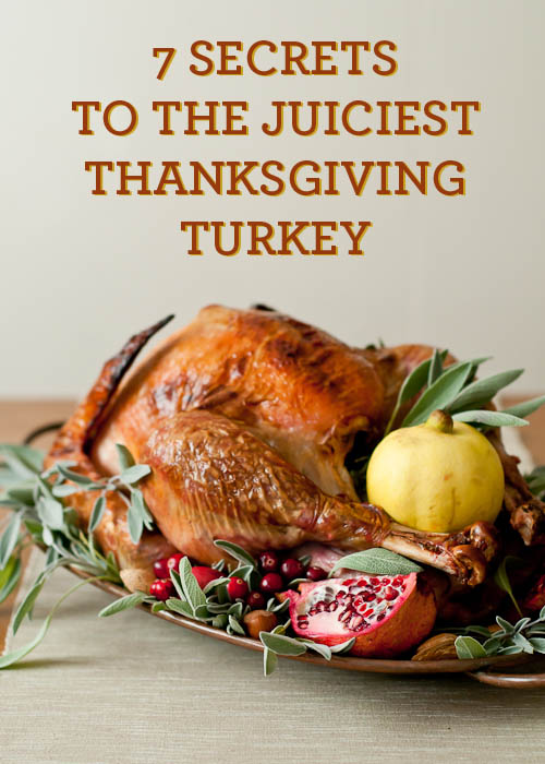 | 7 Secrets For a Juicy Thanksgiving Turkey featured by top lifestyle blog, Design Mom