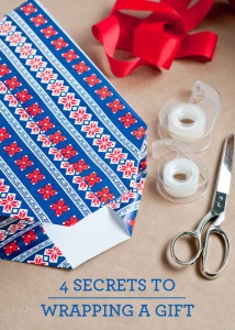 gift wrapping 101 - easy tutorial | How to Wrap a Present - 4 Secrets featured by popular lifestyle blogger, Gabrielle of Design Mom