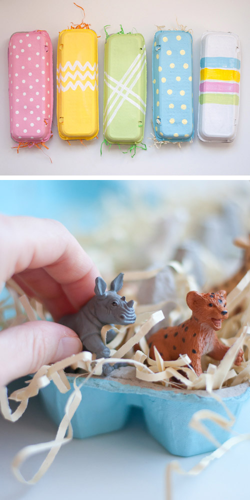 DIY: Easy Painted Egg Cartons