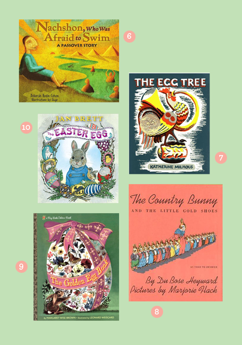 Ten Great Books for Spring, Easter and Passover.