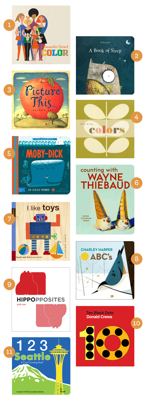 Board Books for Hipster Babies  |  Design Mom