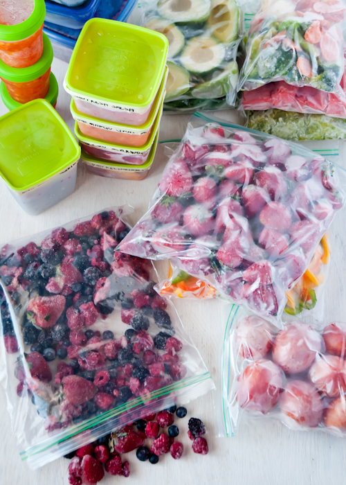 Freezing Fruits & Vegetables - A complete how-to - freezing produce for smoothies featured by top lifestyle blogger, Design Mom