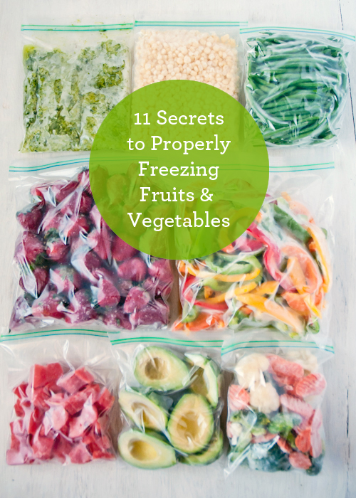 freezing fruits and vegetables for smoothies - freezing produce for smoothies featured by top lifestyle blogger, Design Mom
