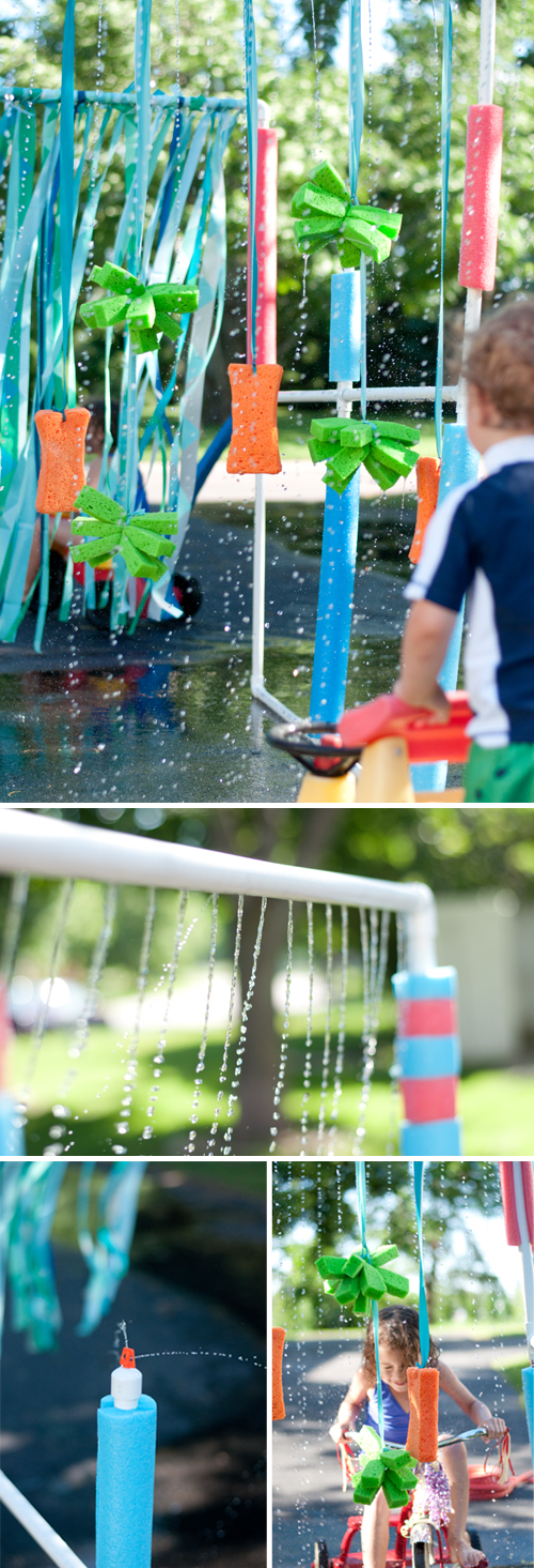 DIY: The BEST Tricycle Carwash. Follow these easy plans and have the coolest summer ever!  |  Design Mom