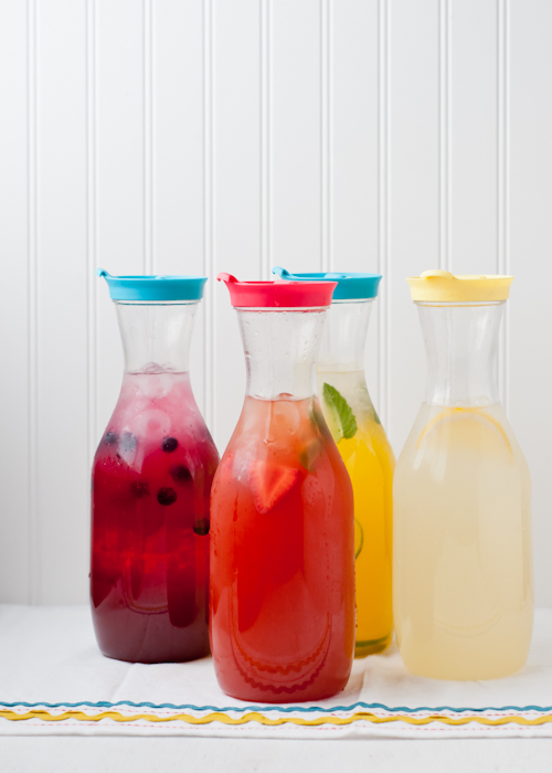 Lemonade 101. Everything you need to know to make classic or flavored lemonades.  |  Design Mom
