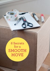 | 6 Secrets and Tips for Moving Home Smoothly: supplies needed featured by popular lifestyle blogger, Design Mom