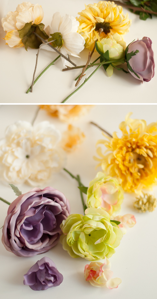 DIY: Plaster Dipped Flower Votives | Design Mom - Plaster of Paris Flowers DIY featured by top lifestyle blogger, Design Mom