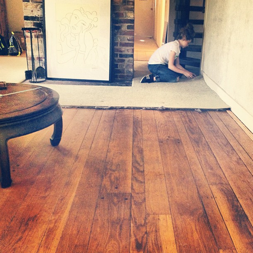wood floors revealed