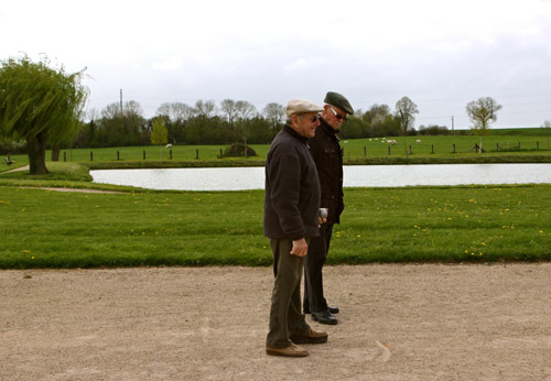 French game of pétanque.