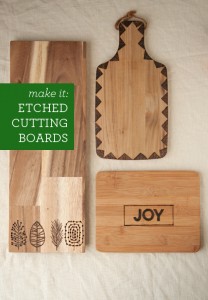 Etched Cutting Board tutorial featured on top lifestyle blog, Design Mom