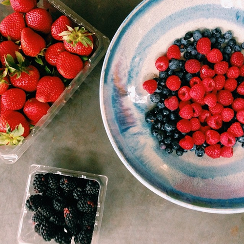 berries | French food habits featured by popular lifestyle blogger, Gabrielle of Design Mom