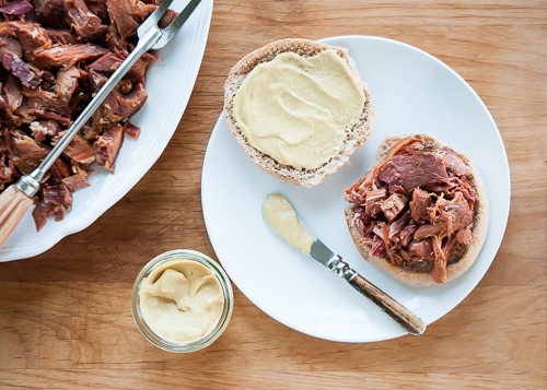 Slow Cooker Recipe: Super Easy Shredded Ham  |  Design Mom   #crockpot