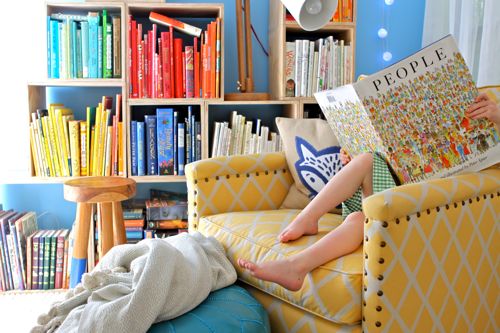 Turn a small, unused space into an inviting Reading Nook   |   Design Mom