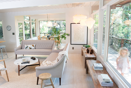 The Treehouse Living Room | Design Mom