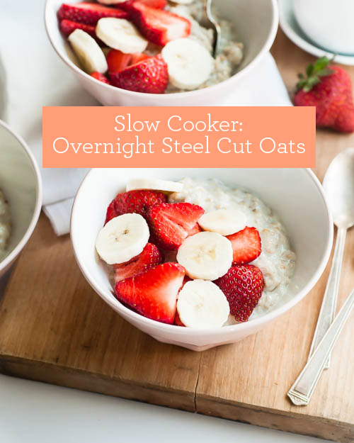Slow Cooker Recipe: Overnight Steel Cut Oats   |   Design Mom