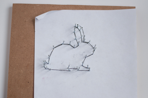 DIY Wire Geometric Bunnies. Oversize and Mini. Perfect for Easter!    |   Design Mom