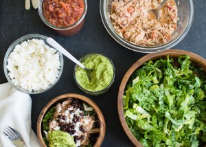 chicken taco salad toppings