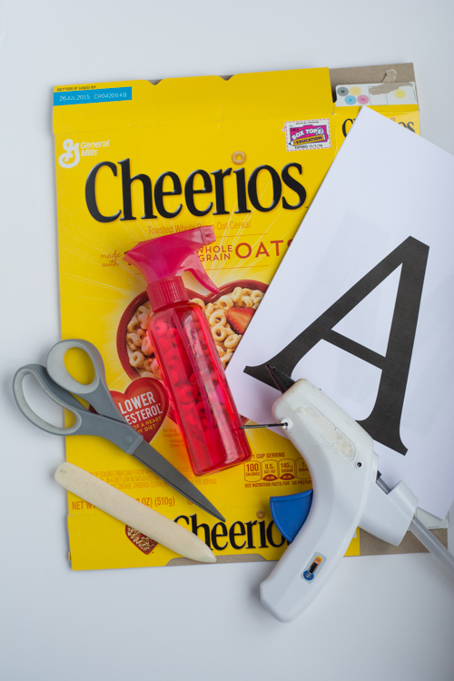 DIY Cereal Box Embossing - Customize all your school supplies! | Design Mom