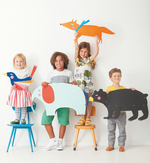 Animal Puppets from Playful - a book of creative projects for kids by Merrilee Liddiard