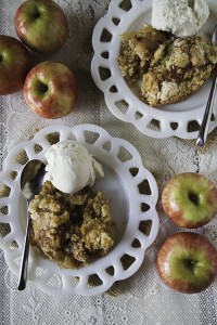Make an easy & delicious Apple Cobbler. Sweet cinnamon-sugar apples topped with a tastes-like-sugar-cookies pie crust! | Design Mom