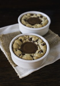 Dessert for Two: Peanut Butter Cup Deep Dish Cookies | Design Mom