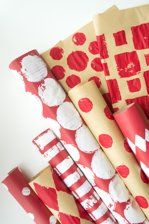 8 Best Christmas Crafts featured by top US lifestyle blog, Design Mom: image of wrapping paper
