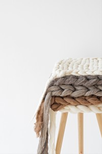 Knitted & Felted Seat Pad | Design Mom