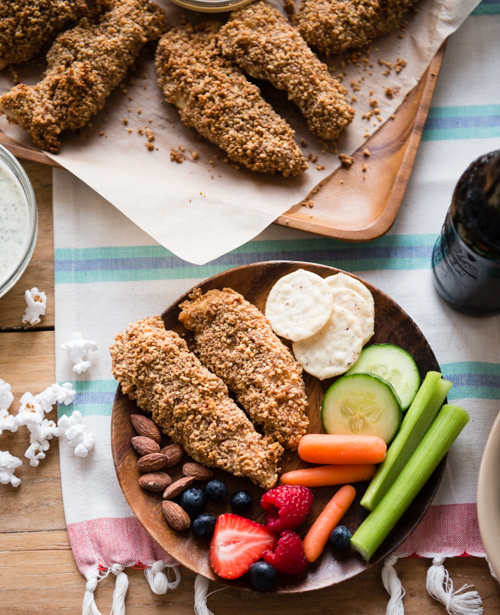 easy homemade almond crusted chicken tenders