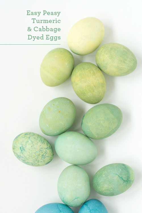 Easy Natural Dye Easter Eggs: Turmeric & Cabbage for Green