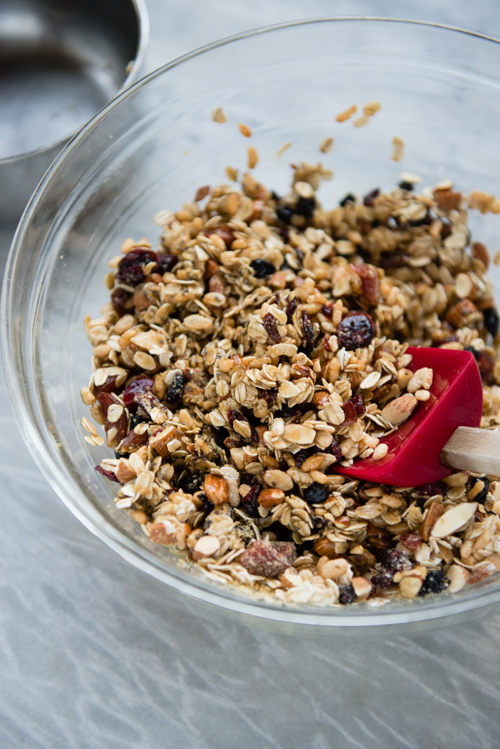 Instead of granola, let's turn this into granola bars!