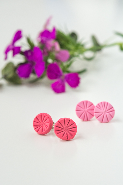 Gorgeous Handmade Gift Ideas featured by top US lifestyle blog, Design Mom: clay earrings