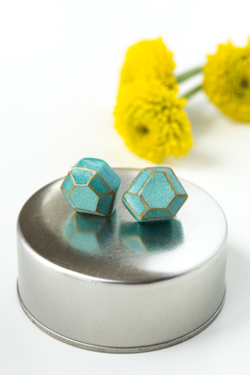 Beautiful Polymer Clay Earrings featured by popular lifestyle blogger, Gabrielle of Design Mom