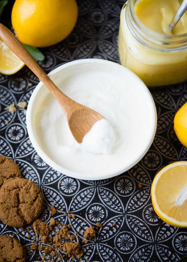 Creme Fraiche for mini lemon curd tarts