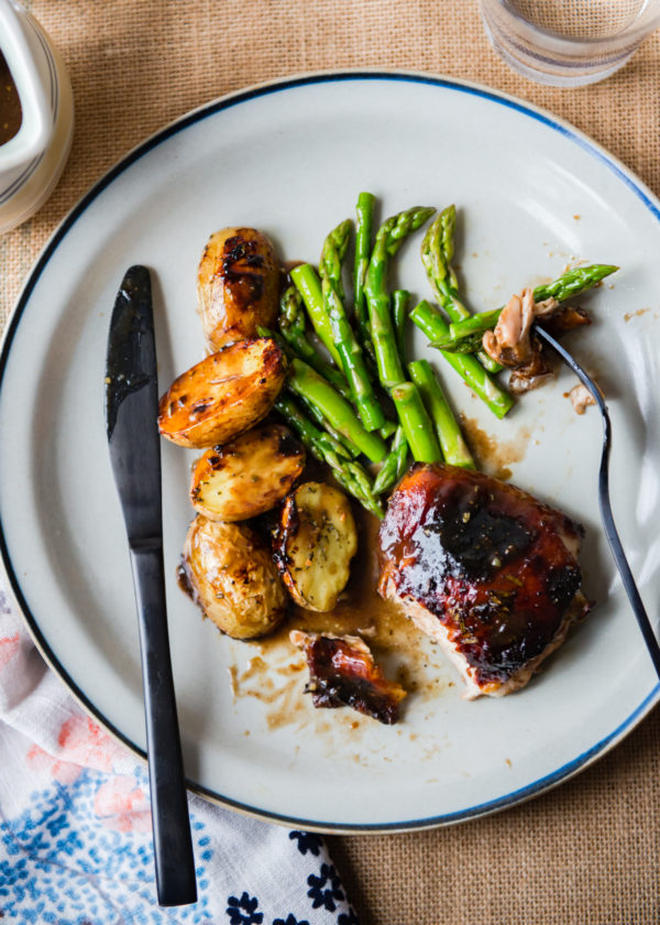  | rosemary balsamic chicken recipe featured by popular lifestyle blogger, Gabrielle of Design Mom