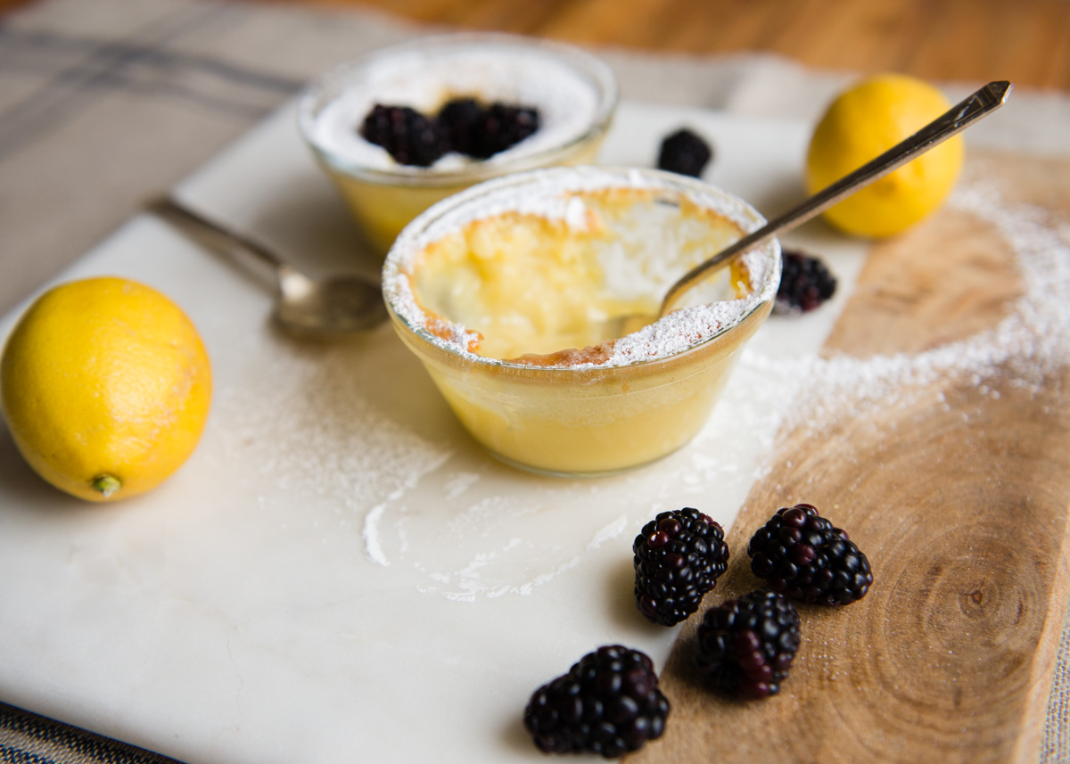 Dessert For Two: Fluffy Lemon Pudding | DesignMom.com