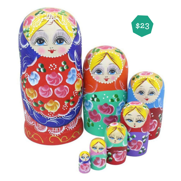 Top Gifts for Tweens featured by top blog, Design Mom: image of Russian nesting dolls