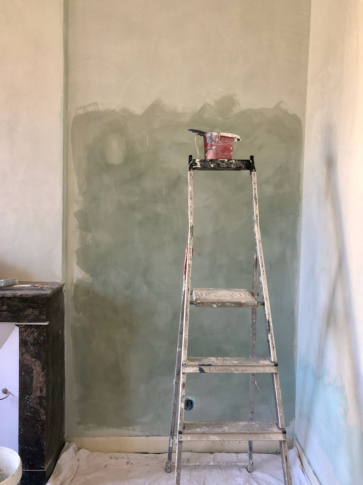 Tall House Updates: Making Limewash Paint ⋆ Design Mom