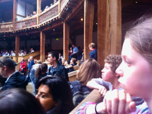family trip to london visit to globe theater