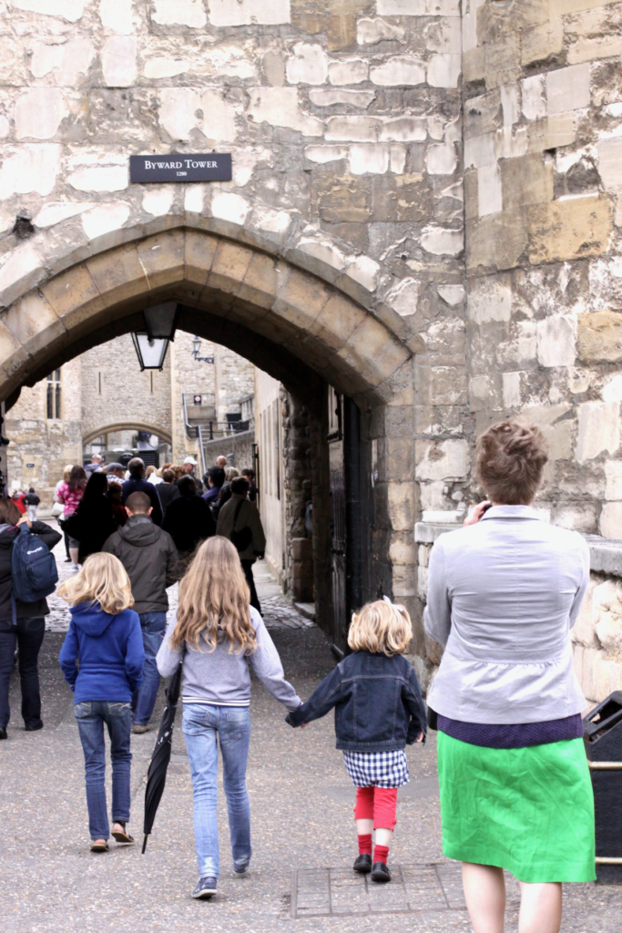 family trip to london visiting the tower of london
